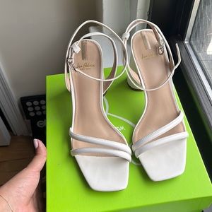 Sam Edelman Kia White Heels size 9